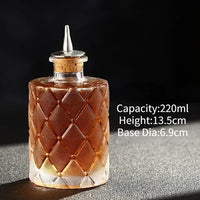 Cocktail Bitters Bottle Vintage Glass decanters Luxurious Weddings