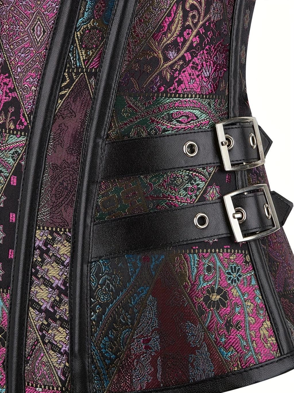 Vintage Gothic Corset Bustier - Lace Up Steampunk Body Shaper for Women Corset Luxurious Weddings