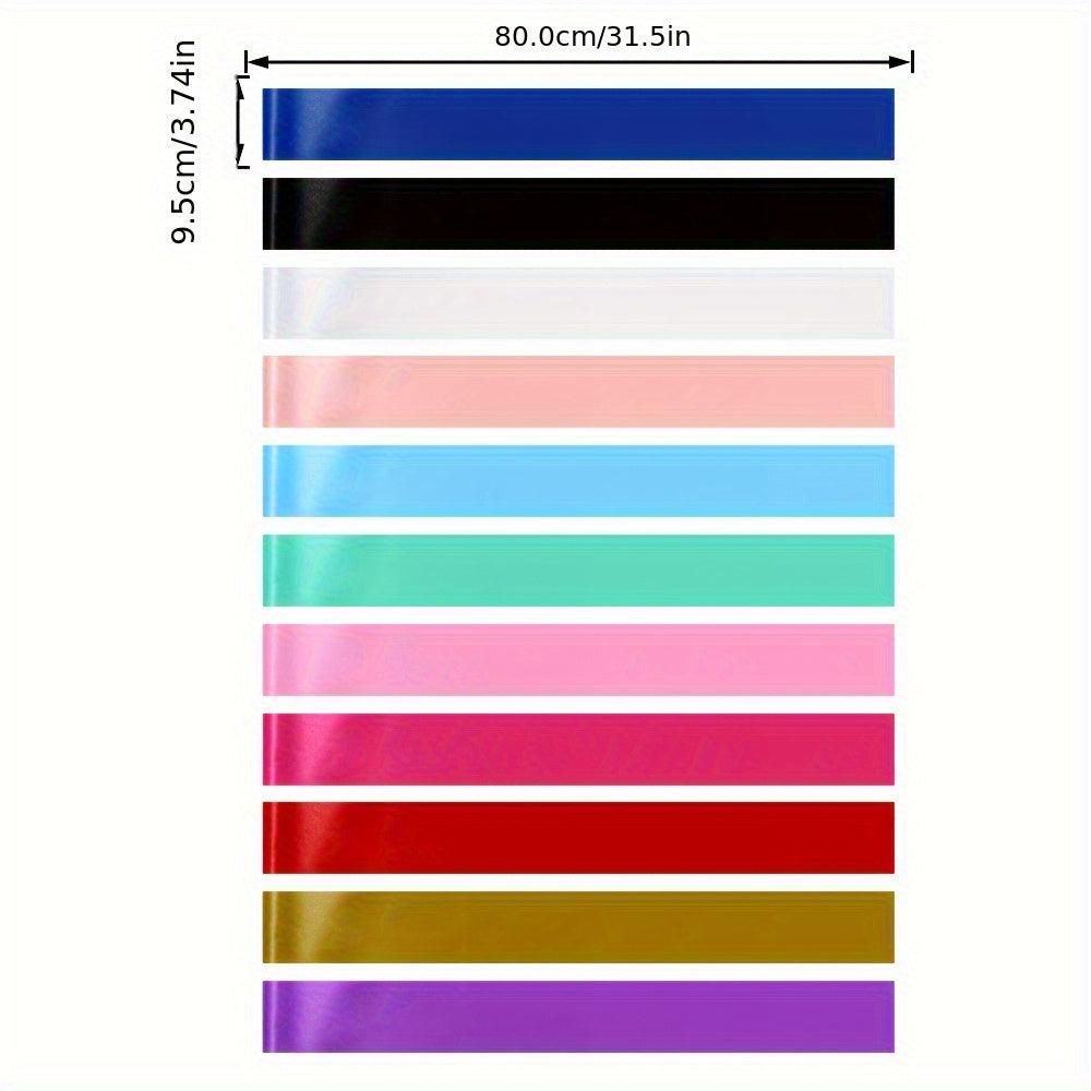 Wedding Party Sash Set - Groom to Be & Team Groom - 7pcs Team Groom Sashes Luxurious Weddings