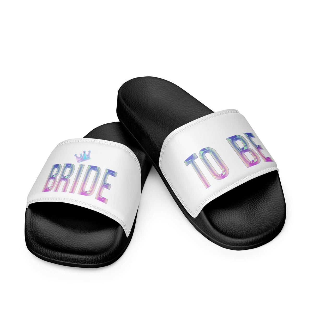 BRIDE TO BE Women's slides Luxurious Weddings