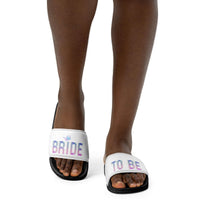 BRIDE TO BE Women's slides Luxurious Weddings