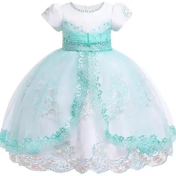 Beaded Embroidered Girls Dress girls dresses Luxurious Weddings