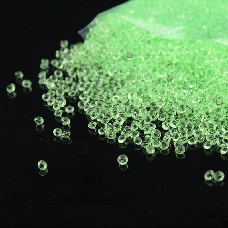 10000pcs/pack 2.5mm turquoise Acrylic Crystal Diamond Confetti Confetti Luxurious Weddings