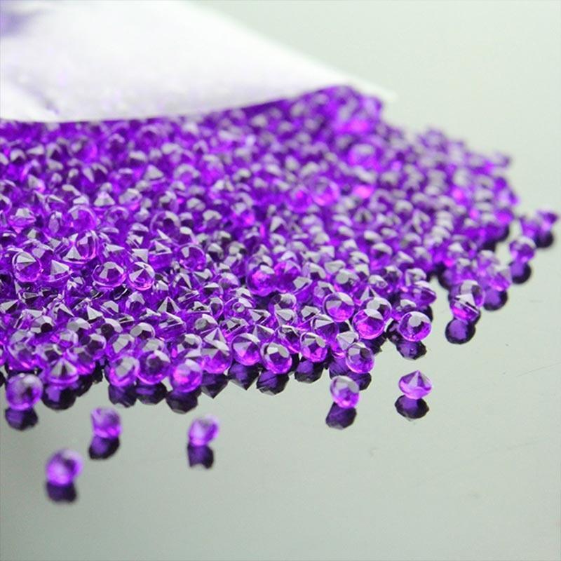 10000pcs/pack 2.5mm turquoise Acrylic Crystal Diamond Confetti Confetti Luxurious Weddings