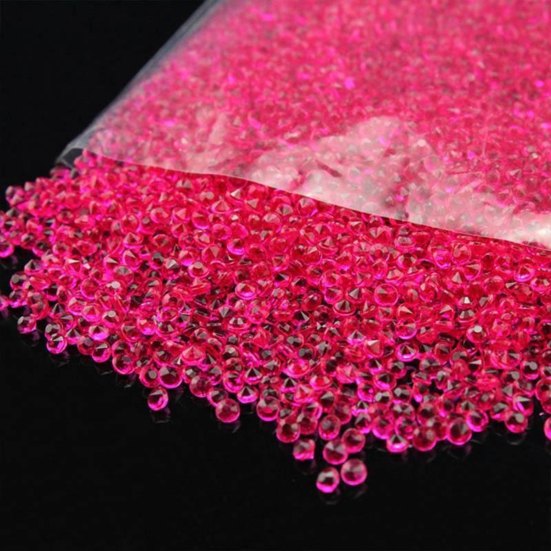 10000pcs/pack 2.5mm turquoise Acrylic Crystal Diamond Confetti Confetti Luxurious Weddings