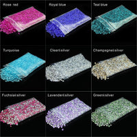 10000pcs/pack 2.5mm turquoise Acrylic Crystal Diamond Confetti Confetti Luxurious Weddings