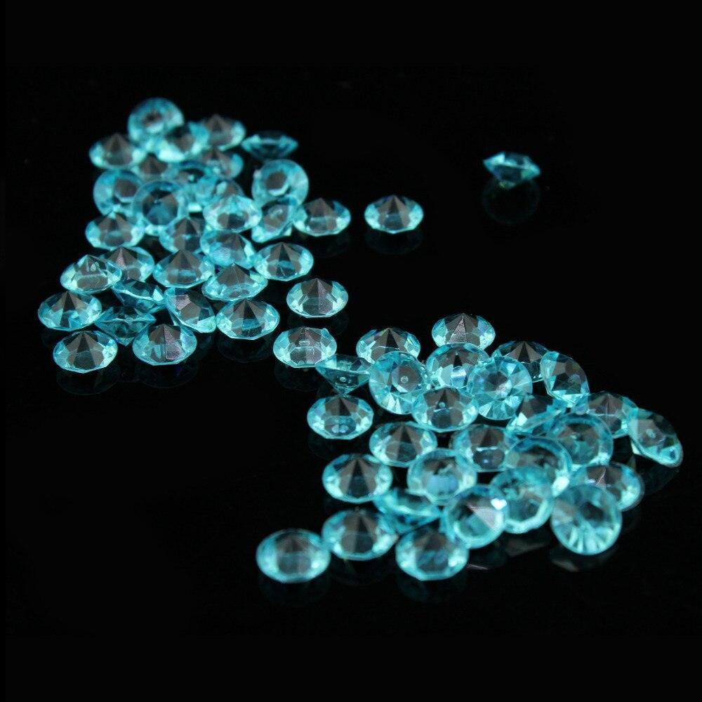 10000pcs/pack 2.5mm turquoise Acrylic Crystal Diamond Confetti Confetti Luxurious Weddings