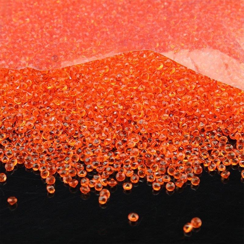 10000pcs/pack 2.5mm turquoise Acrylic Crystal Diamond Confetti Confetti Luxurious Weddings