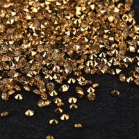 1000pcs DIY Diamond Table Confetti Gold Crystal Ballons/Confetti Luxurious Weddings