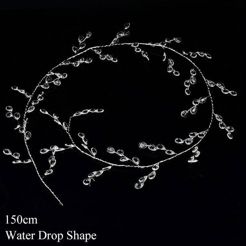 100/120/150cm Acrylic Crystal Bead Curtain Garland Crystal Garland Luxurious Weddings