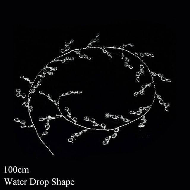 100/120/150cm Acrylic Crystal Bead Curtain Garland Crystal Garland Luxurious Weddings