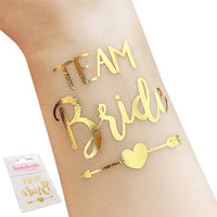 10pcs/set Hen Party Temporary Tattoos Bachelorette Party Luxurious Weddings