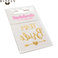 10pcs/set Hen Party Temporary Tattoos Bachelorette Party Luxurious Weddings