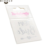 10pcs/set Hen Party Temporary Tattoos Bachelorette Party Luxurious Weddings