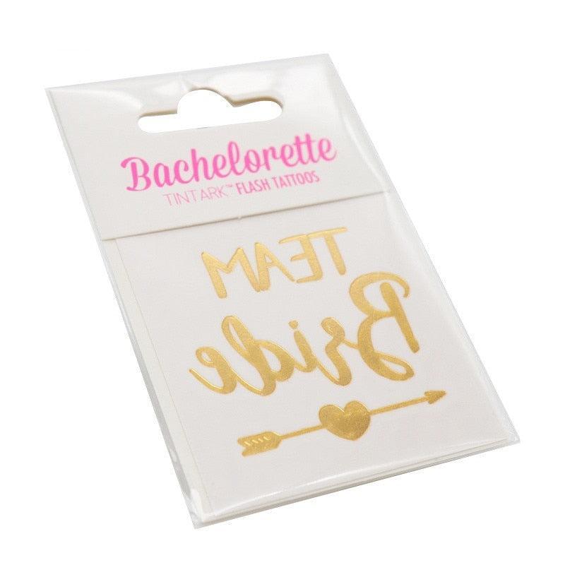 10pcs/set Hen Party Temporary Tattoos Bachelorette Party Luxurious Weddings