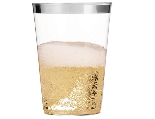 20/50/100pcs Golden Plastic Cup 9 oz Disposable Cup - Luxurious Weddings