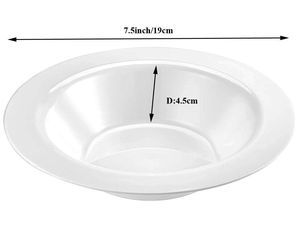 25pcs Disposable Plastic Bowls Disposable Tableware Luxurious Weddings