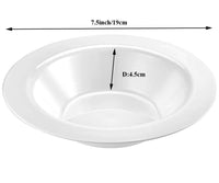 25pcs Disposable Plastic Bowls Disposable Tableware Luxurious Weddings