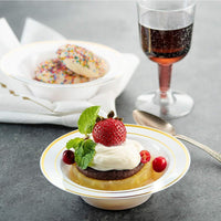 25pcs Disposable Plastic Bowls Disposable Tableware Luxurious Weddings