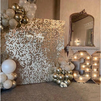 2m Party Background Curtain Sequin Backdrop Party Supplies Luxurious Weddings