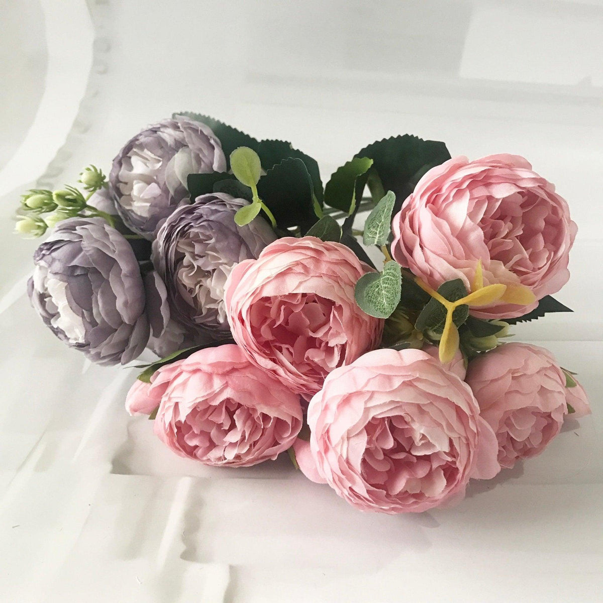 30cm Rose Pink Silk Peonies Artificial Flowers Luxurious Weddings