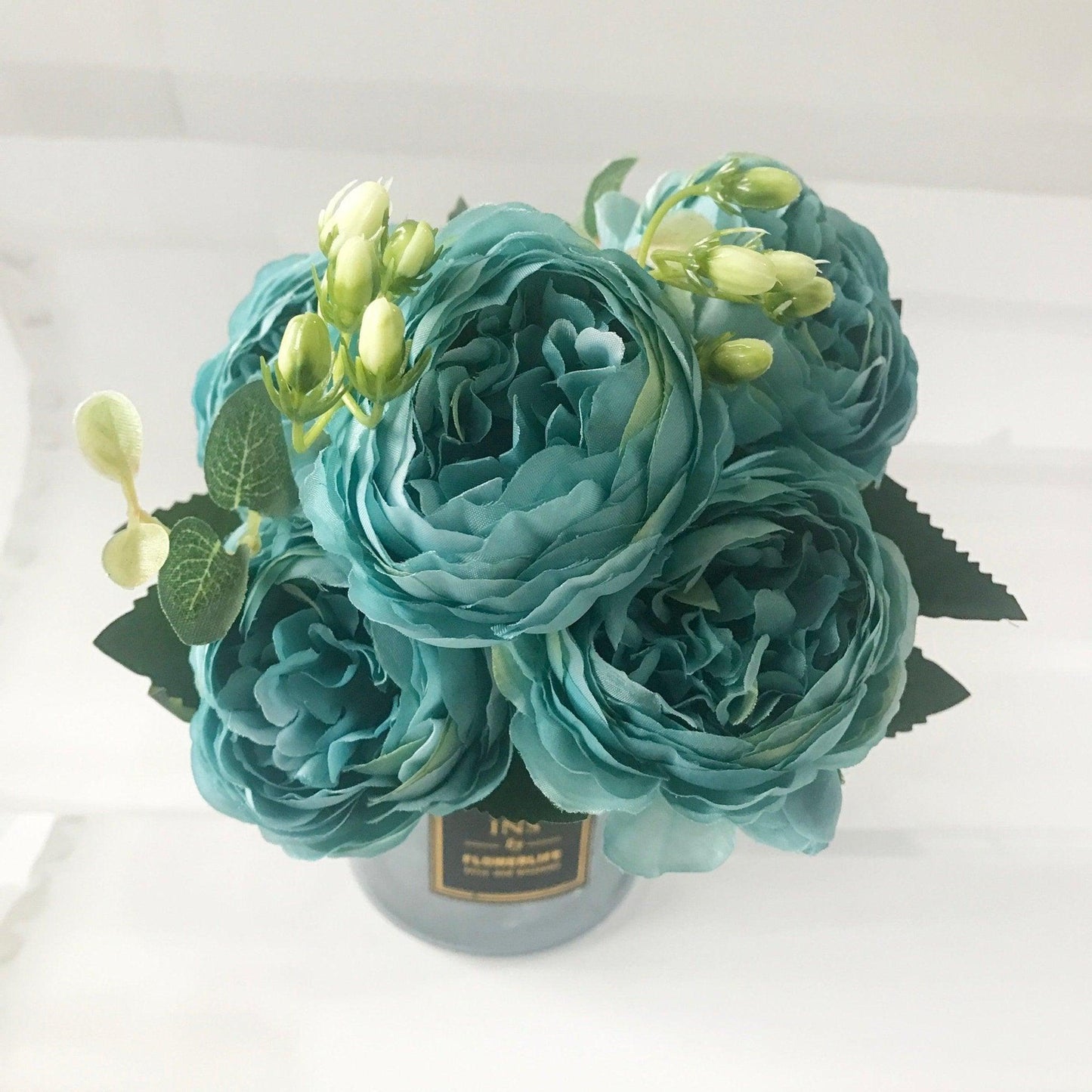30cm Rose Pink Silk Peonies Artificial Flowers Luxurious Weddings