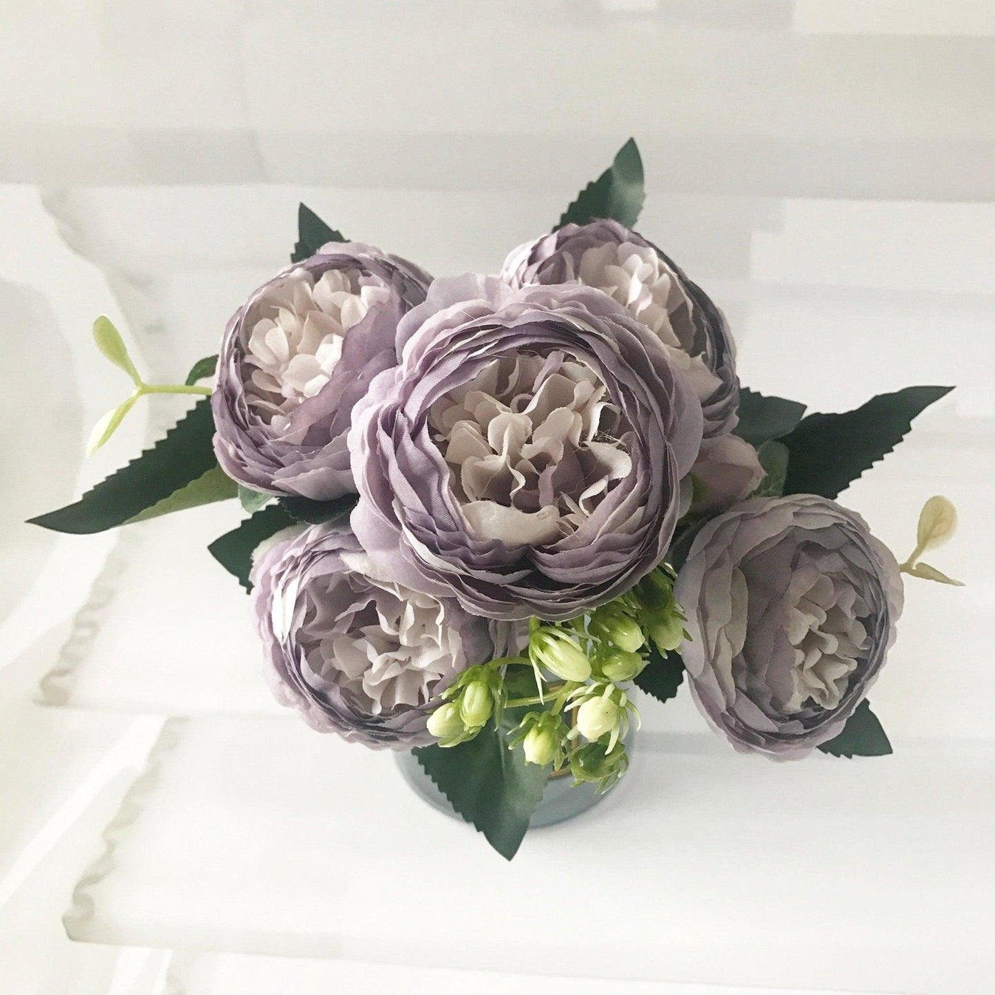 30cm Rose Pink Silk Peonies Artificial Flowers Luxurious Weddings