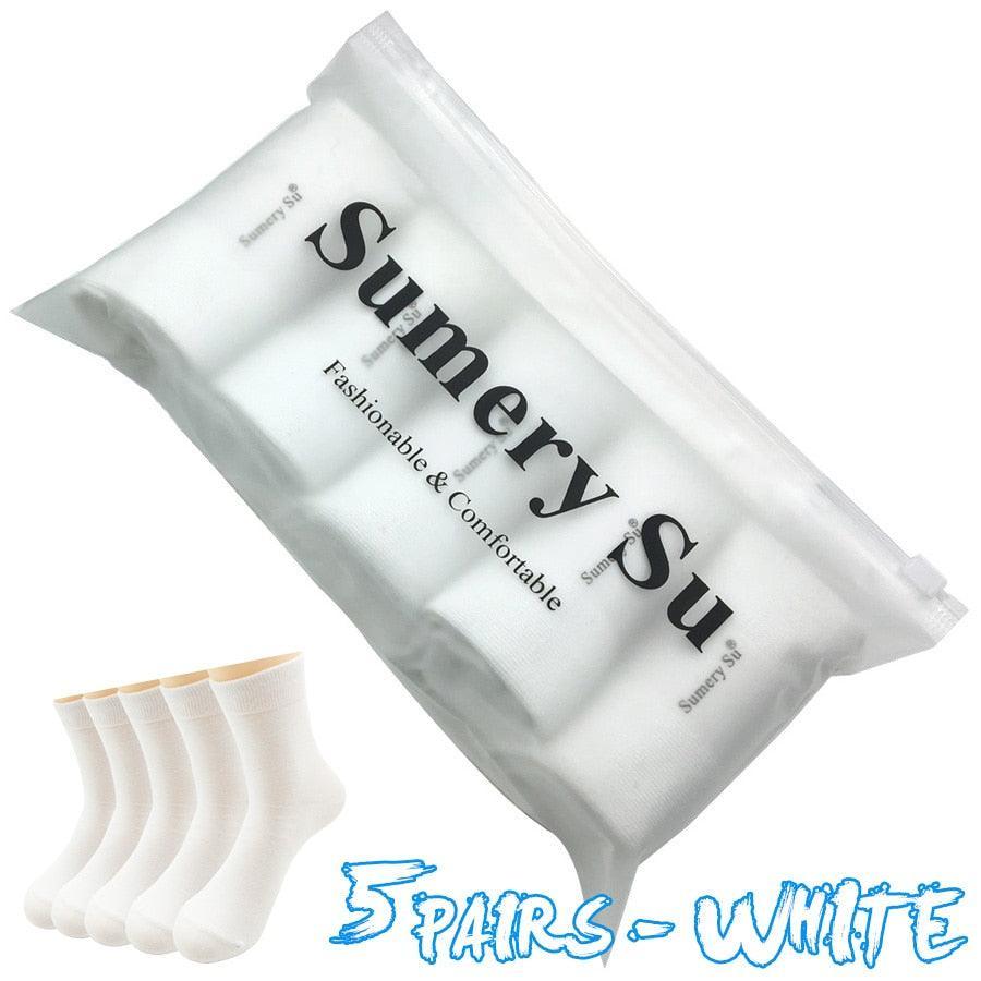 5 Pairs/Lot mens Socks Groomsmen Accessories Luxurious Weddings