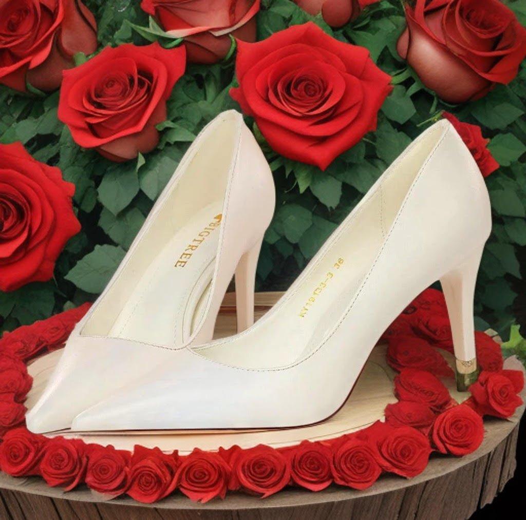 Amelia-Grace Something blue Heel Bridal Shoes Luxurious Weddings