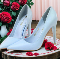 Amelia-Grace Something blue Heel Bridal Shoes Luxurious Weddings