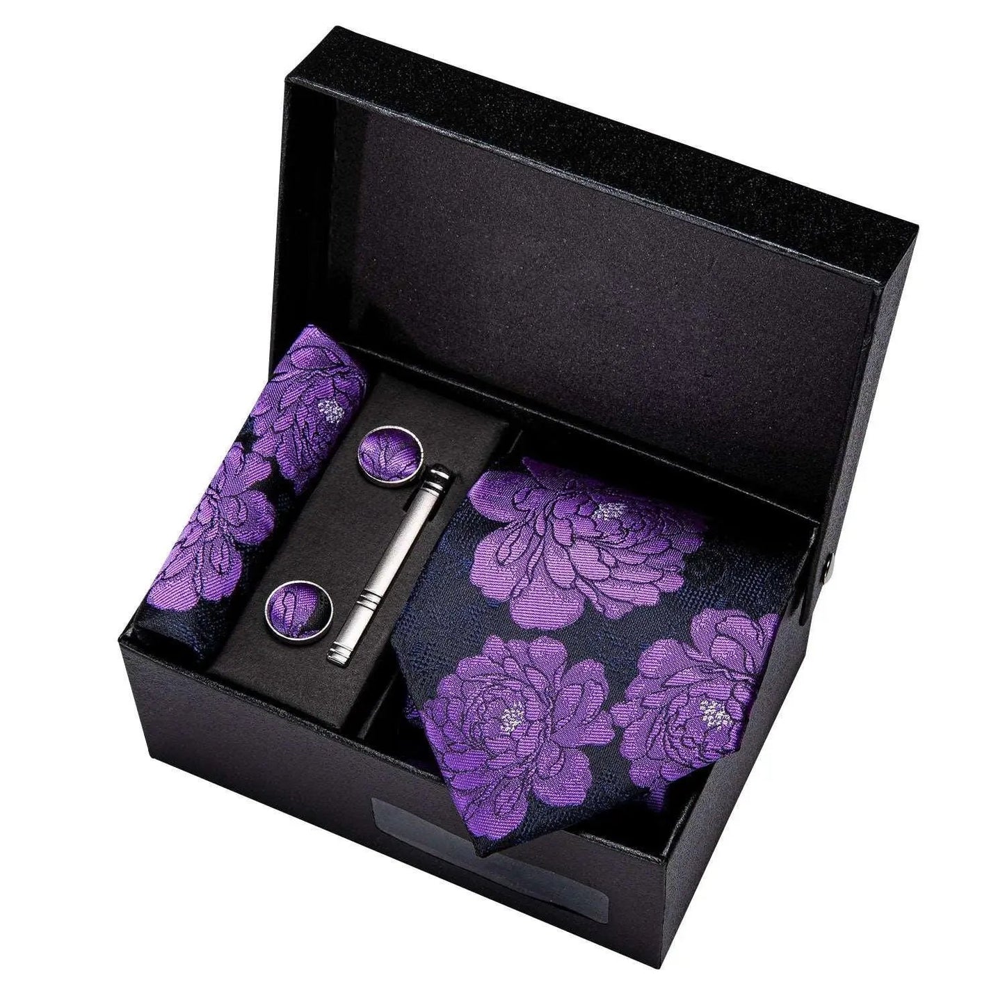 Luxury Designer Gold Neck Tie Set Necktie set Luxurious Weddings