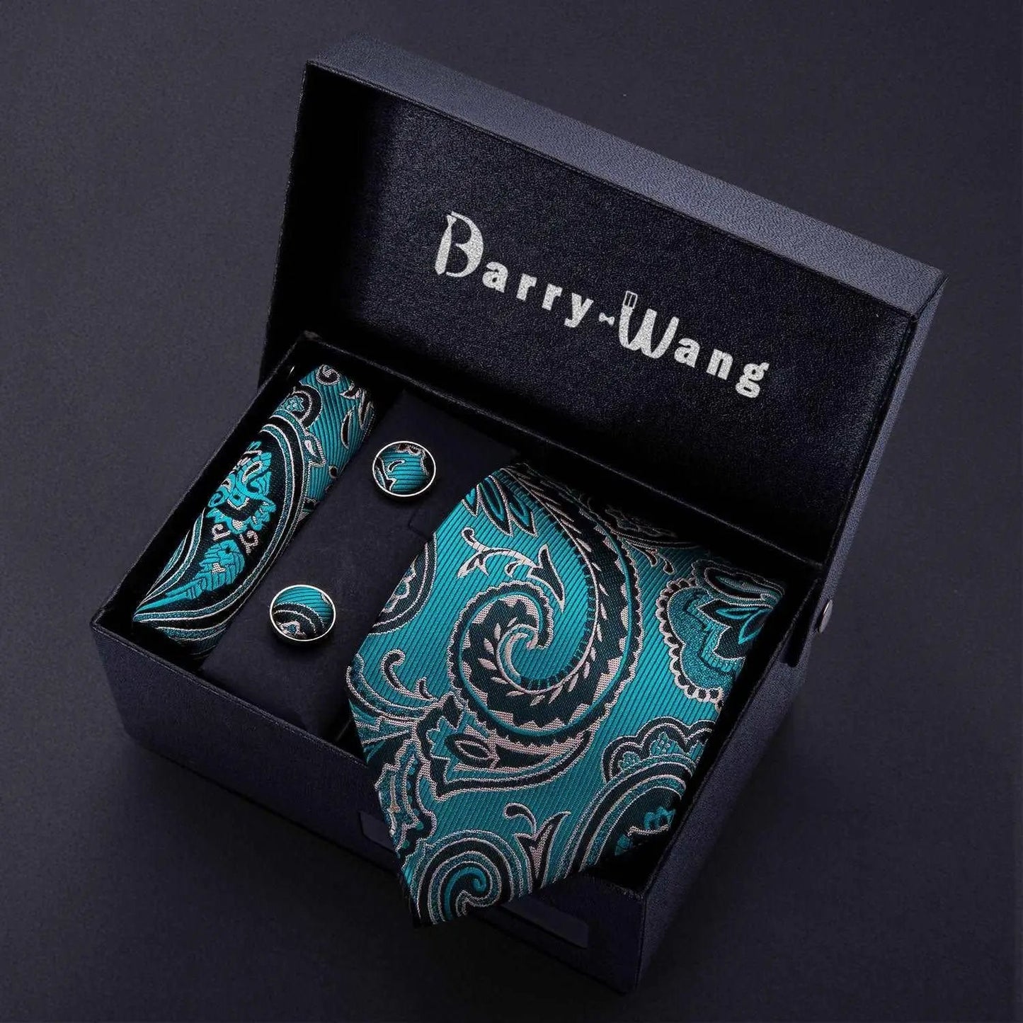 Luxury Designer Gold Neck Tie Set Necktie set Luxurious Weddings