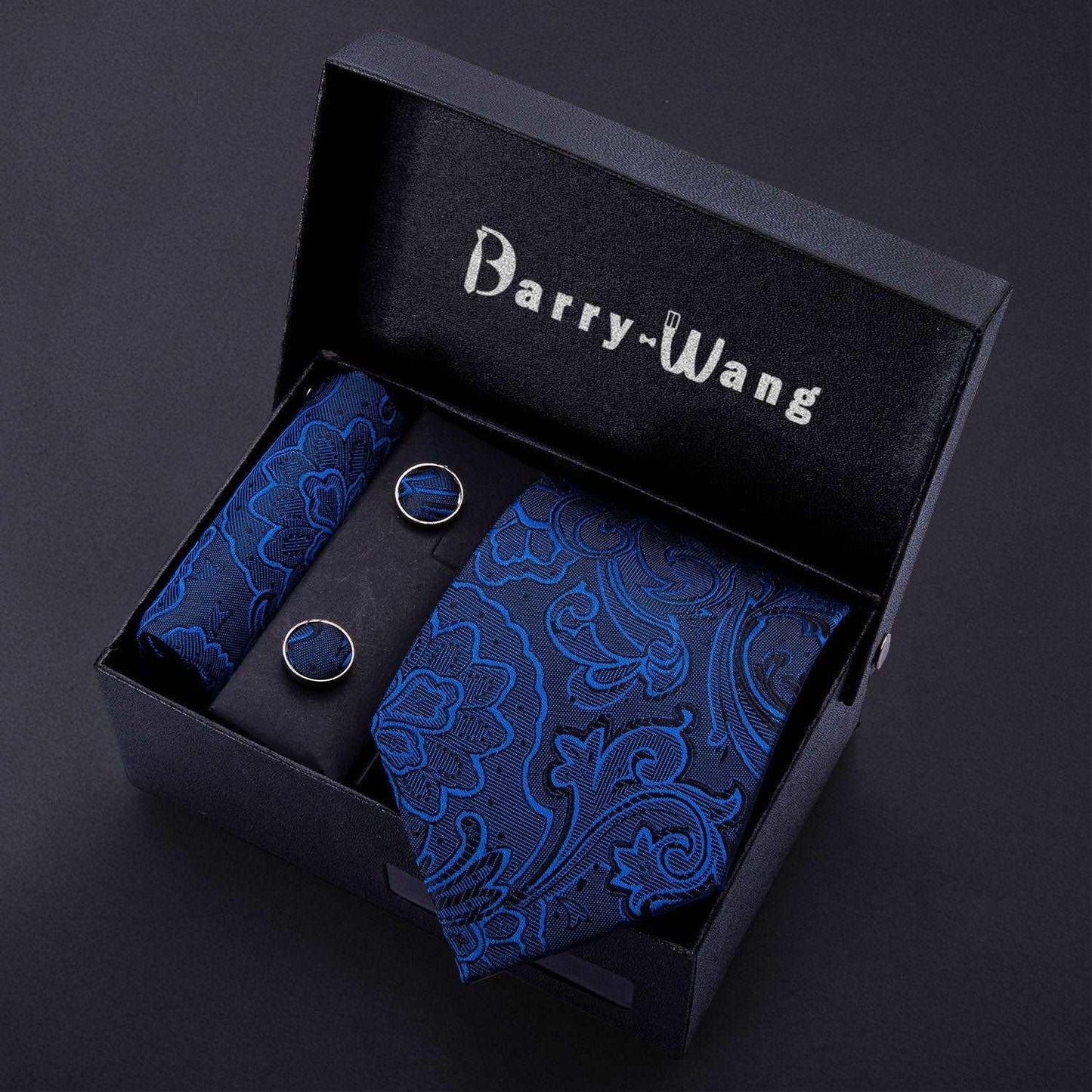 Luxury Designer Gold Neck Tie Set Necktie set Luxurious Weddings