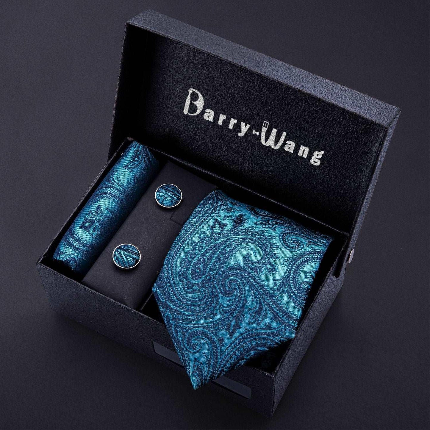Luxury Designer Gold Neck Tie Set Necktie set Luxurious Weddings