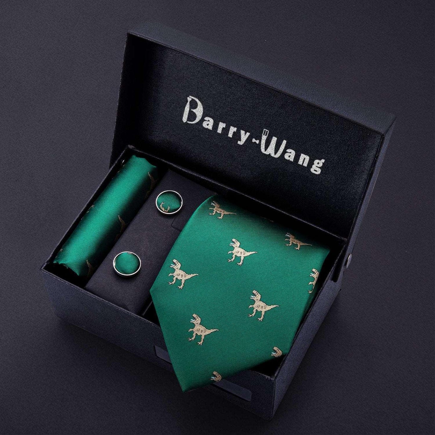 Luxury Designer Gold Neck Tie Set Necktie set Luxurious Weddings