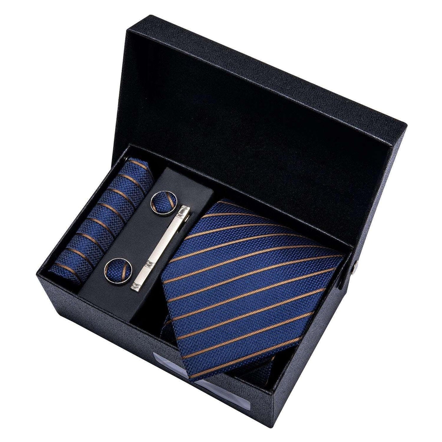 Luxury Designer Gold Neck Tie Set Necktie set Luxurious Weddings