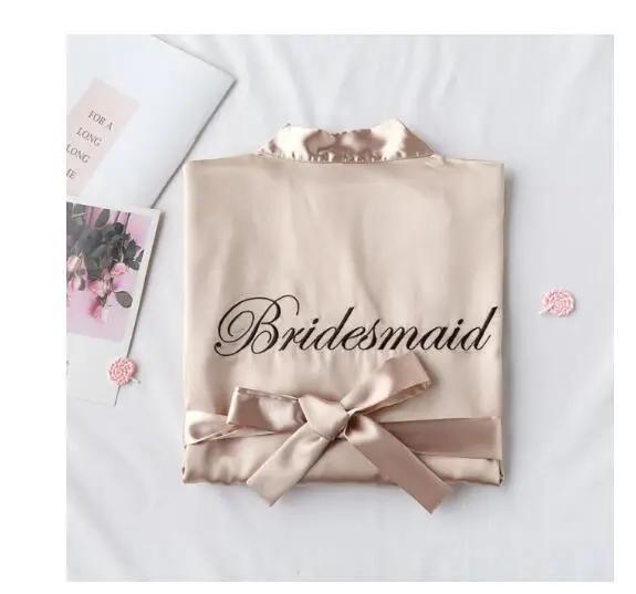 bridesmaid Robe with letters - Luxurious Weddings
