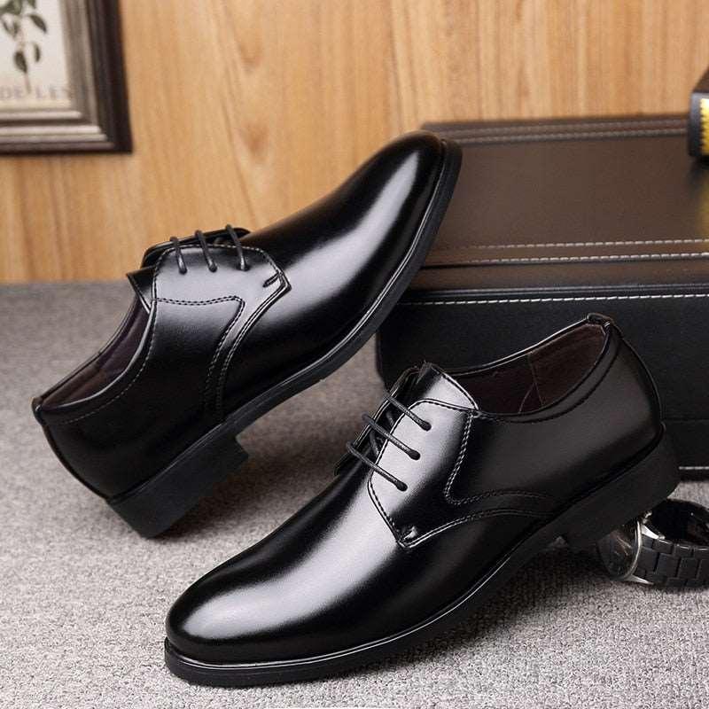 Business Dress Mens Shoes Classic Leather - Luxurious Weddings