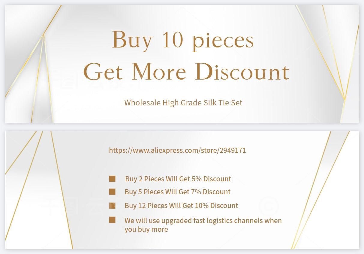 Custom 3Pc Necktie Set Neckties Luxurious Weddings