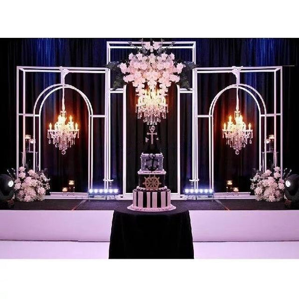 Custom made large wedding background arch decorative frame - Luxurious Weddings