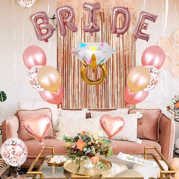 Diamond Ring Bachelor Party Balloon Set for Decoration - Luxurious Weddings