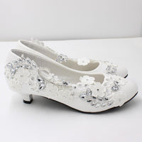 Handmade Lace large size bridal shoes Bridal Shoes Luxurious Weddings