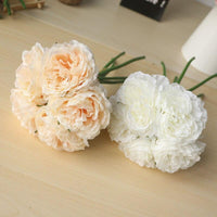 High quality artificial flower peony 5 silk wedding flowers Artificial Flowers Luxurious Weddings