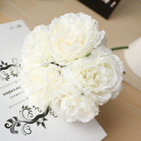 High quality artificial flower peony 5 silk wedding flowers Artificial Flowers Luxurious Weddings