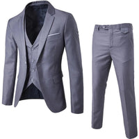 High Quality Men Suit Set Blazers Business 3 Pieces Formal - Luxurious Weddings