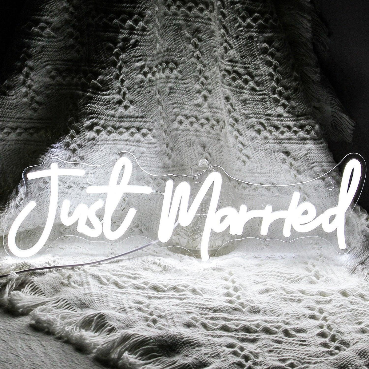 Just Married Neon Signs Neon Signs Luxurious Weddings