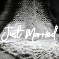 Just Married Neon Signs Neon Signs Luxurious Weddings