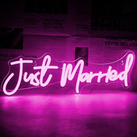 Just Married Neon Signs Neon Signs Luxurious Weddings