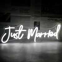 Just Married Neon Signs Neon Signs Luxurious Weddings