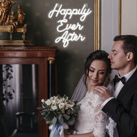 LED Neon Light Happily Ever After - Luxurious Weddings